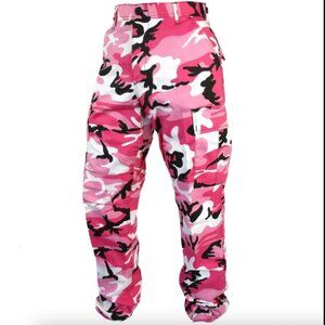 Pink Camo Cargo Pants